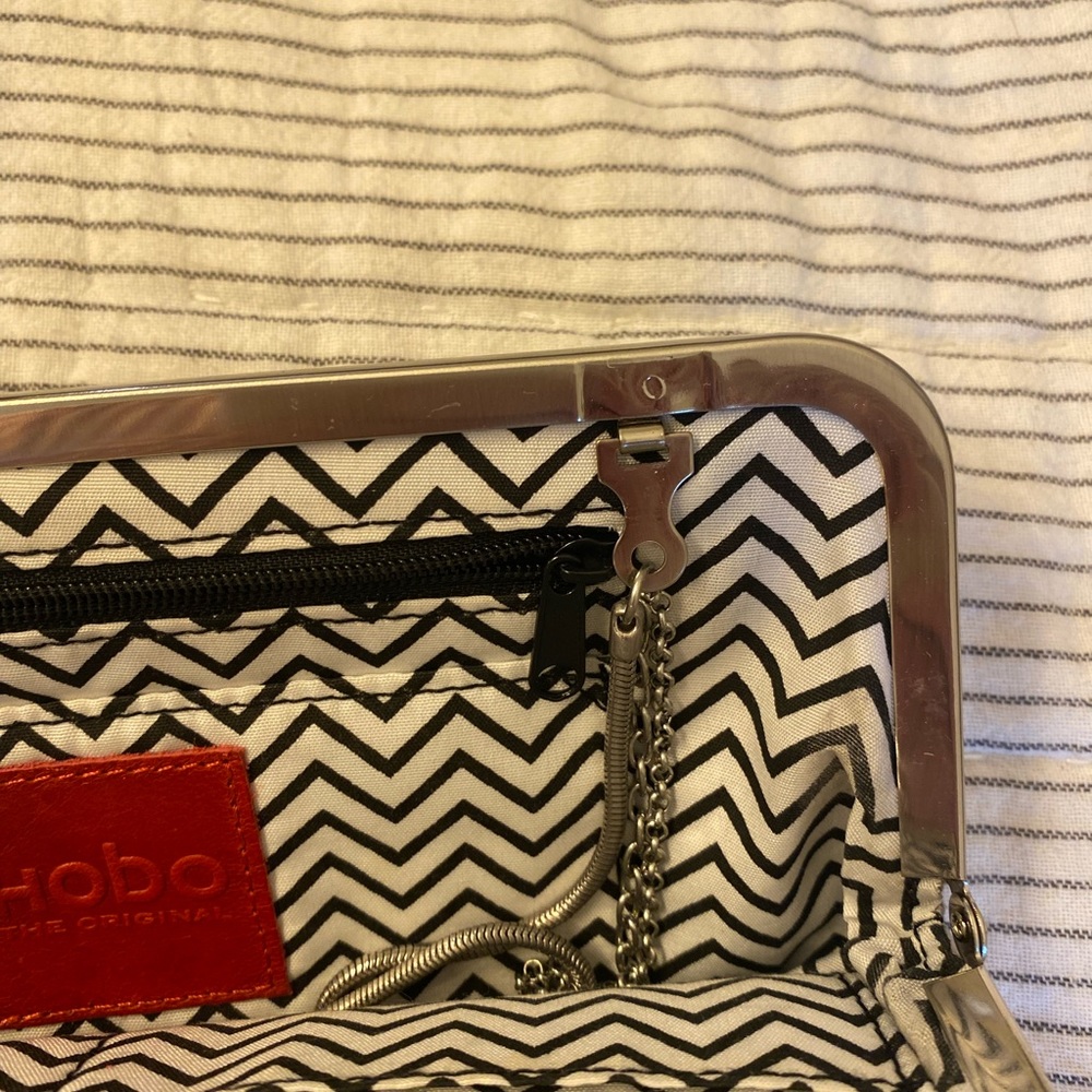 New Hobo leather clutch